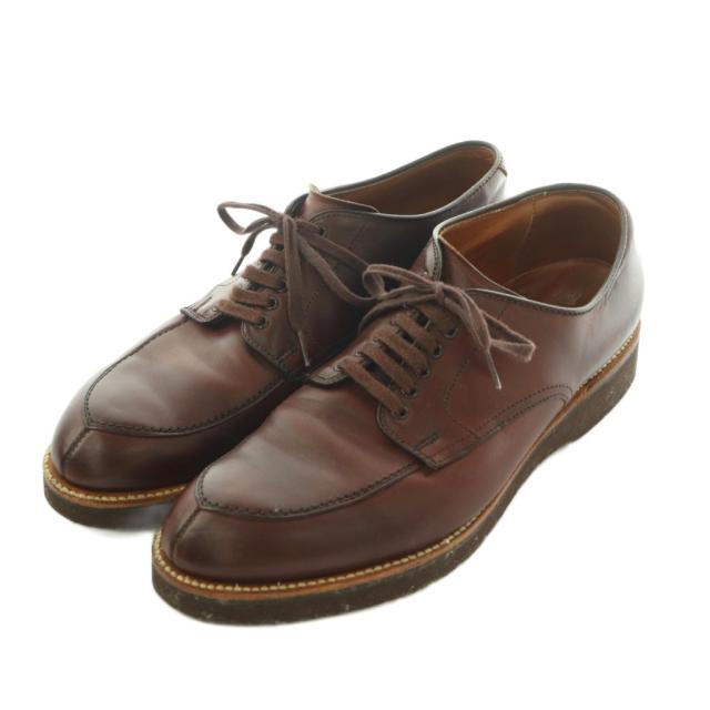 【中古】オールデン ALDEN Vチップシューズ 8.5 26.5cm 茶 54913 /MI ■OS ■AD メンズ