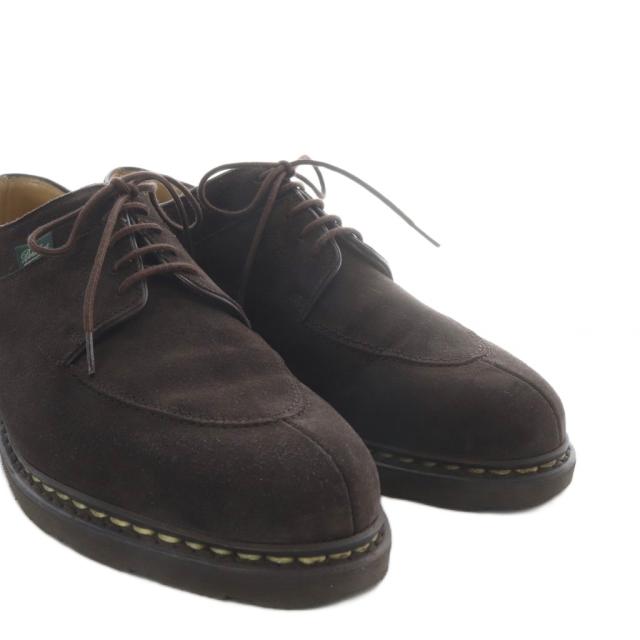 【中古】パラブーツ Paraboot AVIGNON Uチップシューズ スエード 8 ダークブラウン /YO38 ■AD メンズ_7