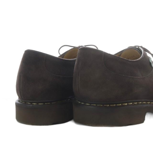【中古】パラブーツ Paraboot AVIGNON Uチップシューズ スエード 8 ダークブラウン /YO38 ■AD メンズ_8