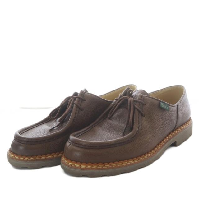 【中古】パラブーツ Paraboot MICHAEL チロリアンシューズ グレインレザー 42 ブラウン /YO1 ■AD メンズ