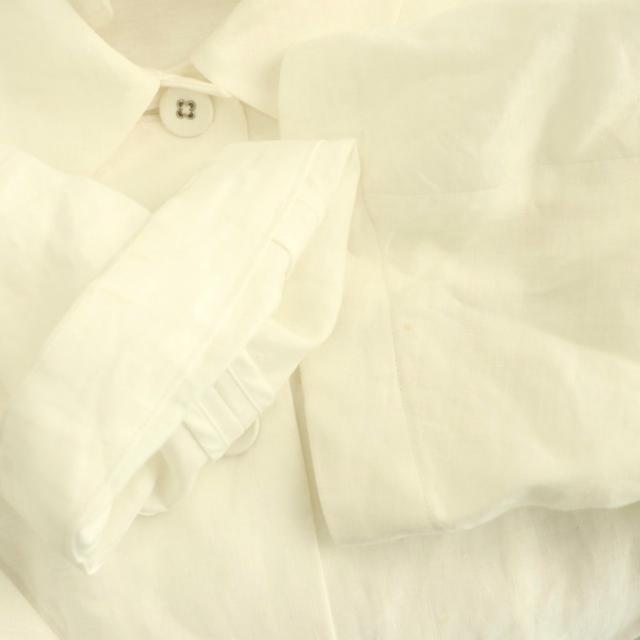 【中古】ミナペルホネン mina perhonen 23SS forest candy リネンコート スプリングコート 38 ホワイト_6