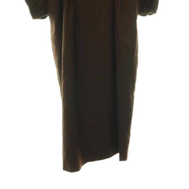 【中古】ヴェルメイユ パー イエナ VERMEIL par iena クラシカルチェック ウエストシェイプ パフスリーブワンピース_3