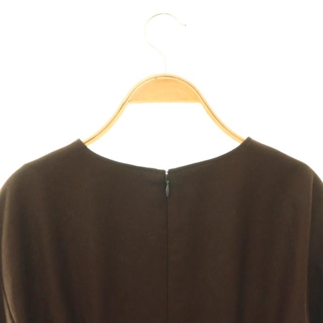 【中古】ヴェルメイユ パー イエナ VERMEIL par iena クラシカルチェック ウエストシェイプ パフスリーブワンピース_4