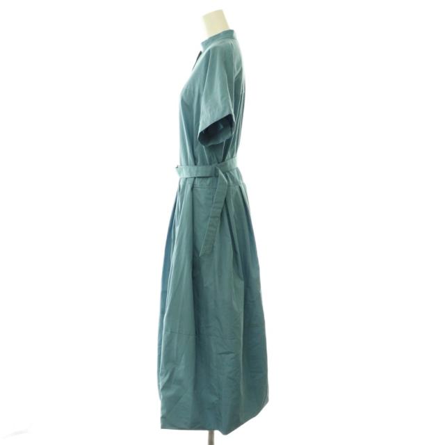 【中古】マルティニーク レリタージュ 25SS T/Cシャンブレーシャツドレス 衣装 胴締め付き添い人 青味 /CX ■os