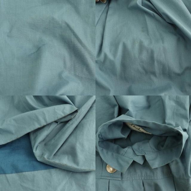 【中古】マルティニーク レリタージュ 25SS T/Cシャンブレーシャツドレス 衣装 胴締め付き添い人 青味 /CX ■os