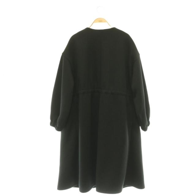 【中古】ビアズリー ガリャルダガランテ 24AW ダンボールギャザーコートノーカラーコート ロング F ブラック_1