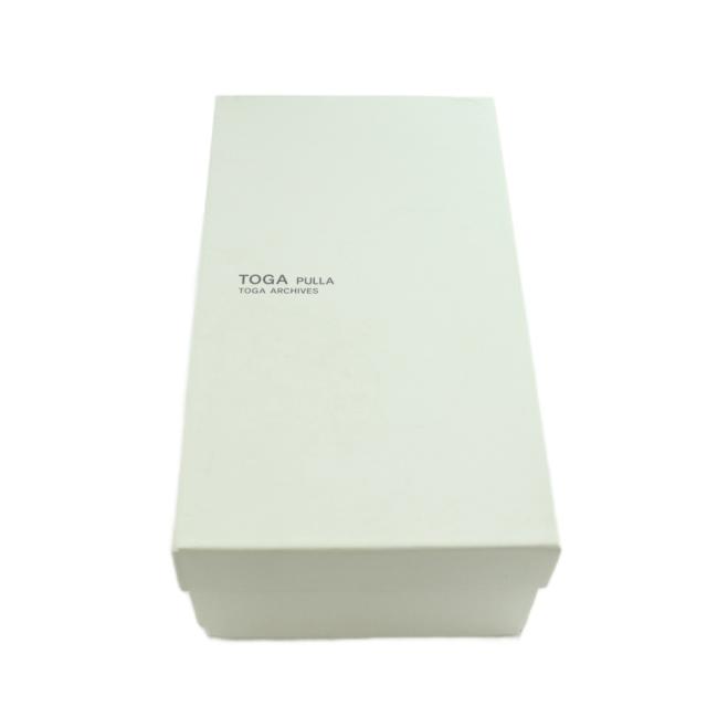 【中古】トーガ プルラ バレエシューズ スクエアトゥ レザー スタッズ装飾 36 22.5-23.0cm 黒 AJ1342 ■OS レディース_6