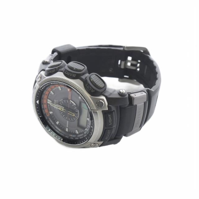 【中古】ジーショック G-SHOCK PROTREK ソーラー 腕時計 3針 黒 ブラック PRW-5000 /SR メンズ_1