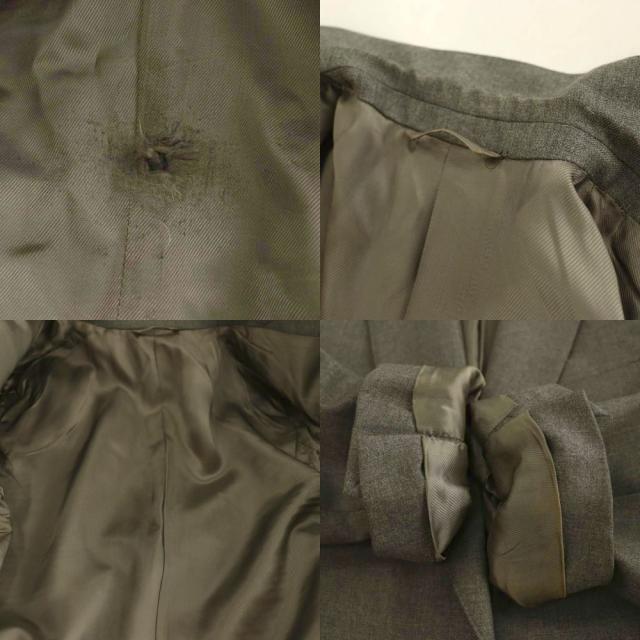 【中古】バレンシアガ BALENCIAGA 3Pスーツセットアップ ジャケット パンツ ベスト 44 グレー /HK ■OS ■AD メンズ_7