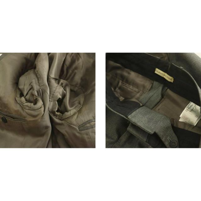【中古】バレンシアガ BALENCIAGA 3Pスーツセットアップ ジャケット パンツ ベスト 44 グレー /HK ■OS ■AD メンズ_8