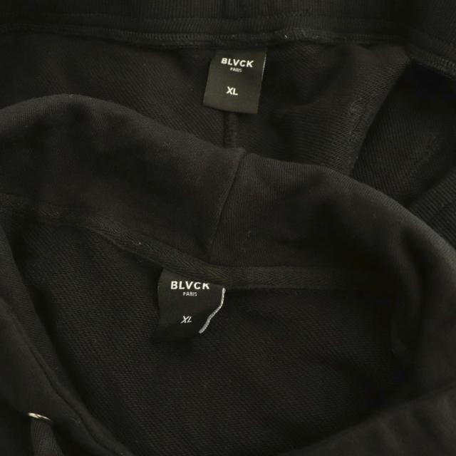 【中古】黒いこと 光の都市 SIGNATURE HOODIE BOLD SWEATS スウェットセットアップ パーカー ティーシャツ ズボン下 XL
