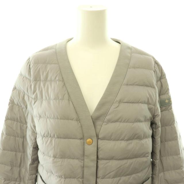 【中古】タトラス TATRAS SAWA ライトダウンカーディガン ジャケット アウター Vネック ライトパープル グレー_4