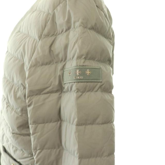 【中古】タトラス TATRAS SAWA ライトダウンカーディガン ジャケット アウター Vネック ライトパープル グレー_5