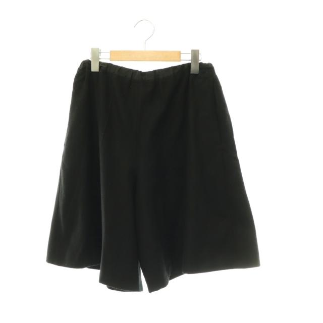 【中古】パトゥ PATOU 24AW イージー ショートパンツ キュロット ウール 36 黒 ブラック /HS ■OS レディース