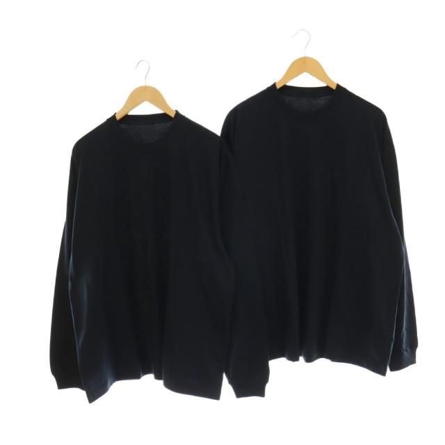 【中古】ザエンノイプロフェッショナル 24SS LS T 2 PACK カットソー Tシャツ 長袖 2枚セット XL ネイビー