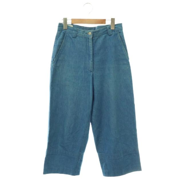 【中古】ドリスヴァンノッテン DRIES VAN NOTEN ワイドデニムパンツ ジーンズ 34 ブルー /HK ■OS レディース
