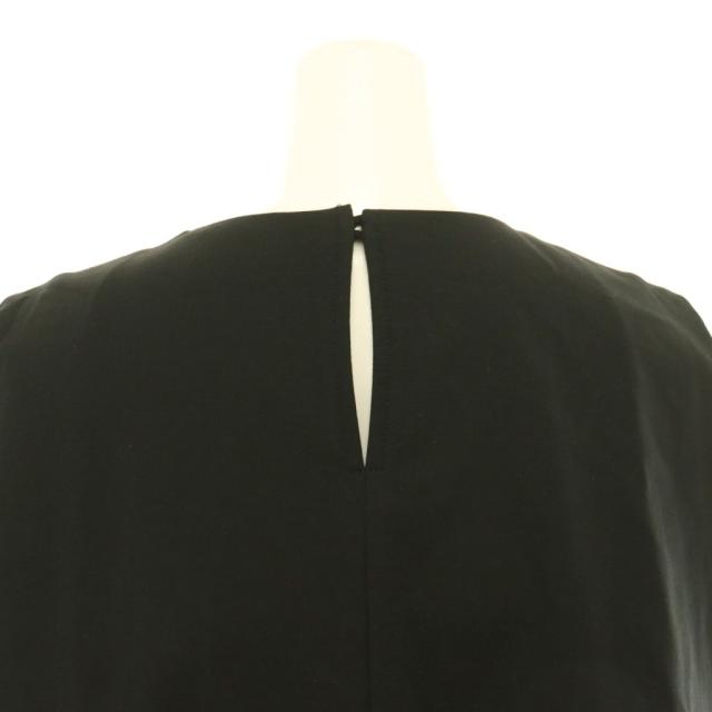 【中古】アニュアンス anuans ショルダータックカットワンピース ノースリーブ 音の大きさ F 黒いこと /CX ■os レディース