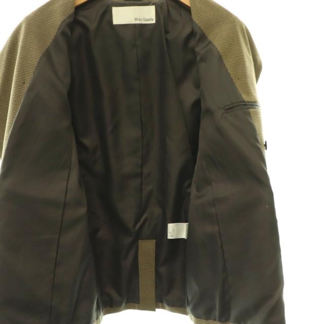 【中古】ウィムガゼット Whim Gazette 24SS TRダブルジャケット F ブラウン カーキ マルチカラー /ES ■OS ■SH_2
