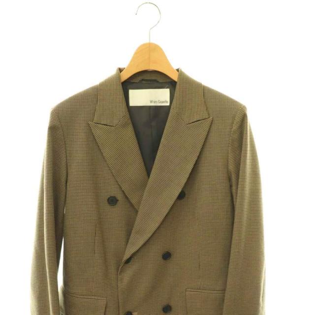 【中古】ウィムガゼット Whim Gazette 24SS TRダブルジャケット F ブラウン カーキ マルチカラー /ES ■OS ■SH_3