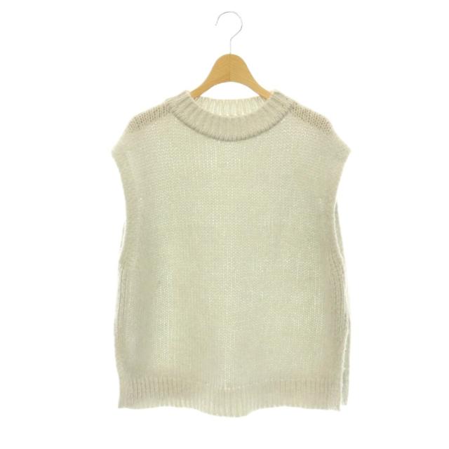 【中古】セオリーリュクス theory luxe 25AW LEONE SWEATER EDWARDS ベスト ニット 38 グレー /HK ■OS レディース