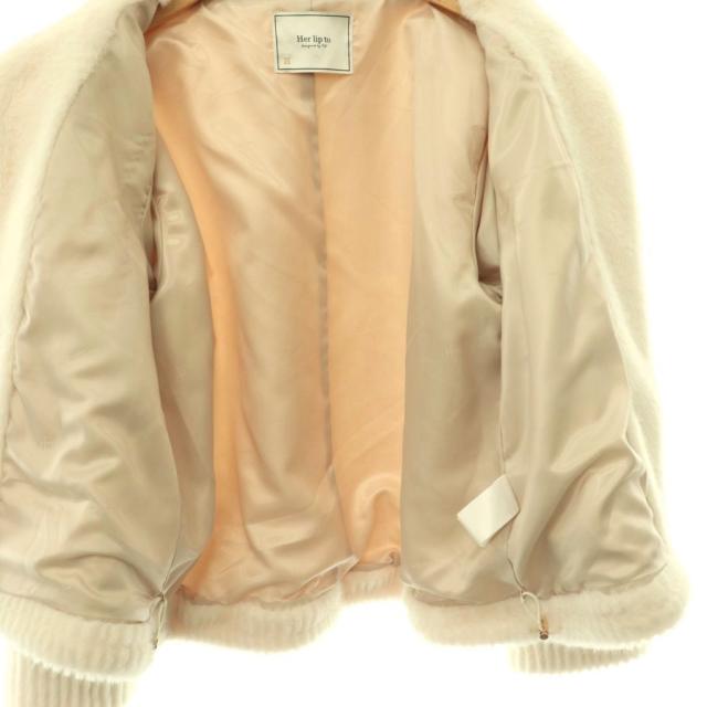 【中古】ハーリップトゥ Her lip to 25AW Twila Faux Fur Zip Jacket ジャケット ジップアップ ファー S_2