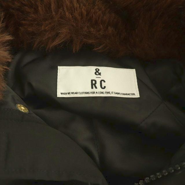 【中古】カレンソロジー 25AW フェイクファーエリツキスウェーディッシュモッズコート ジップアップ 38 ブラック_5