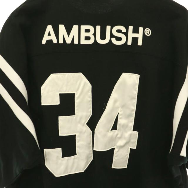 【中古】アンブッシュ FOOTBALL S S T-SHIRT Tシャツ カットソー 半袖 L ブラック ホワイト /DO ■OS ■SH メンズ_4