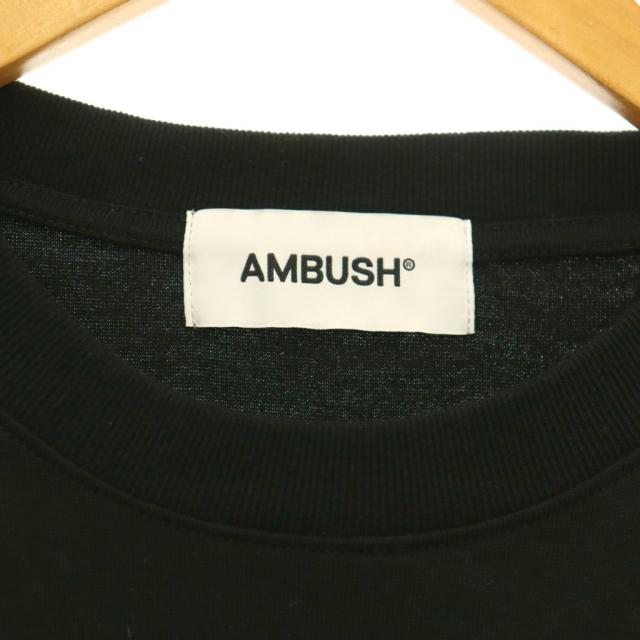 【中古】アンブッシュ FOOTBALL S S T-SHIRT Tシャツ カットソー 半袖 L ブラック ホワイト /DO ■OS ■SH メンズ_5