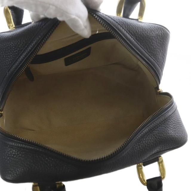【中古】ジェイ&amp;エムデヴィッドソン J&amp;M Davidson MINI MIA ミニボストンバッグ ハンドバッグ レザーブラック_3