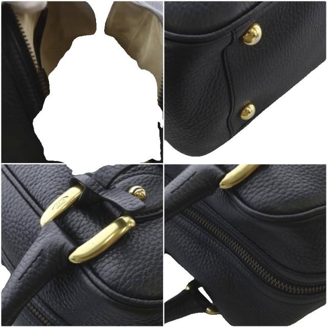 【中古】ジェイ&amp;エムデヴィッドソン J&amp;M Davidson MINI MIA ミニボストンバッグ ハンドバッグ レザーブラック_8
