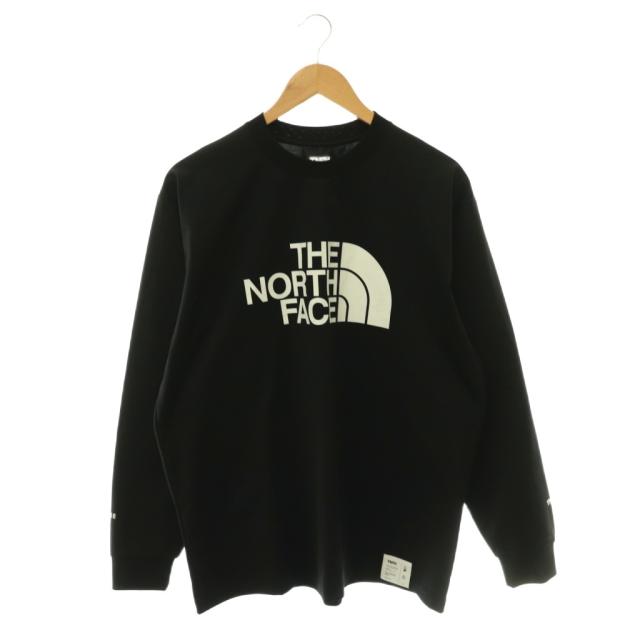 【中古】ザノースフェイス THE NORTH FACE ×HYKE Trail Crew Tシャツ ロンT カットソー クルーネック ロゴプリント