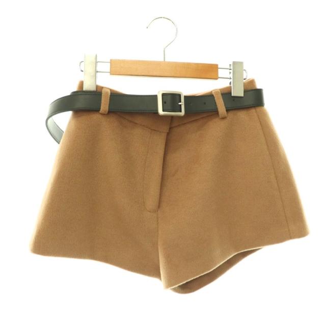 【中古】未当てはめる品 ダーリッチ Darich 25AW メルトンミドルショートパンツ 胴締め付き添い人 M 駱駝 /HK ■os レディース