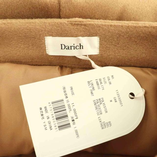 【中古】未当てはめる品 ダーリッチ Darich 25AW メルトンミドルショートパンツ 胴締め付き添い人 M 駱駝 /HK ■os レディース
