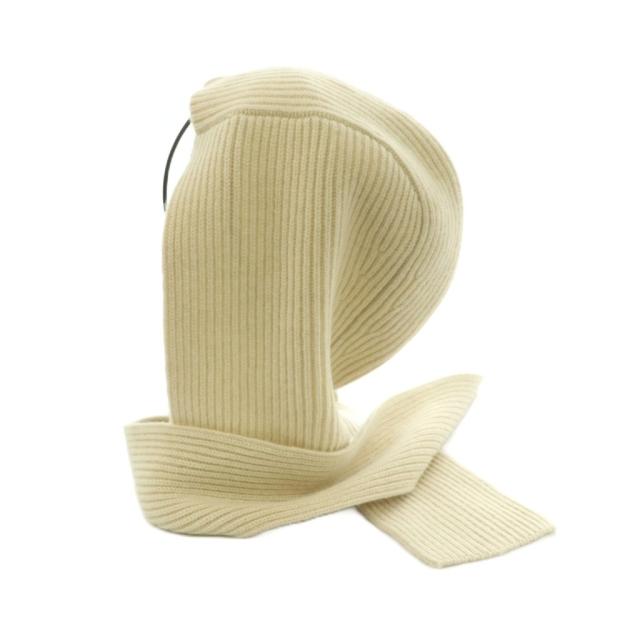 【中古】ドゥーズィエムクラス エブリデイアイライク 24AW Hoodie Scarf フーディーマフラー ニット アイボリー_2