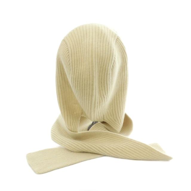 【中古】ドゥーズィエムクラス エブリデイアイライク 24AW Hoodie Scarf フーディーマフラー ニット アイボリー_3