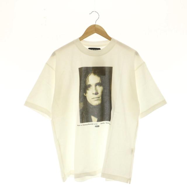 【中古】未使用品 オーベルジュ AUBERGE 24SSBUCKLEYTシャツ カットソー フォトプリント 40 オフホワイト /CX ■OS