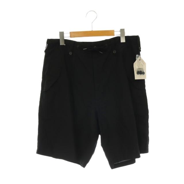 【中古】未使用品 オーベルジュ AUBERGE 26SSILYANショートパンツ ハーフ 42 ブラック /HK ■OS  ■AD メンズ