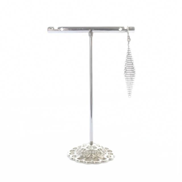 【中古】ティファニー TIFFANY &amp; CO. メッシュ 1P ピアス 両耳用 シルバー /SR ■OH レディース