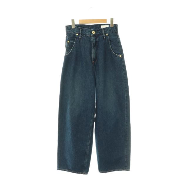 【中古】アッパーハイツ upper hights THE CONTE UN SUMI デニムパンツ ジーンズ タック 23 インディゴ /CX ■OS