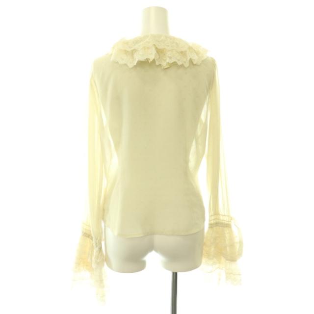 【中古】ベイビーザスターズシャインブライト BABY, THE STARS SHINE BRIGHT レースフリルブラウス シアー リボン_1