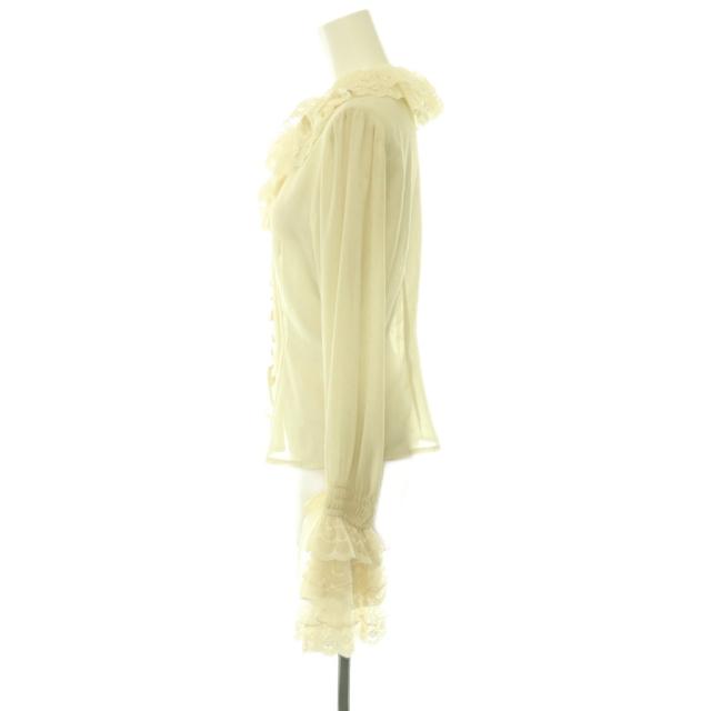 【中古】ベイビーザスターズシャインブライト BABY, THE STARS SHINE BRIGHT レースフリルブラウス シアー リボン_2