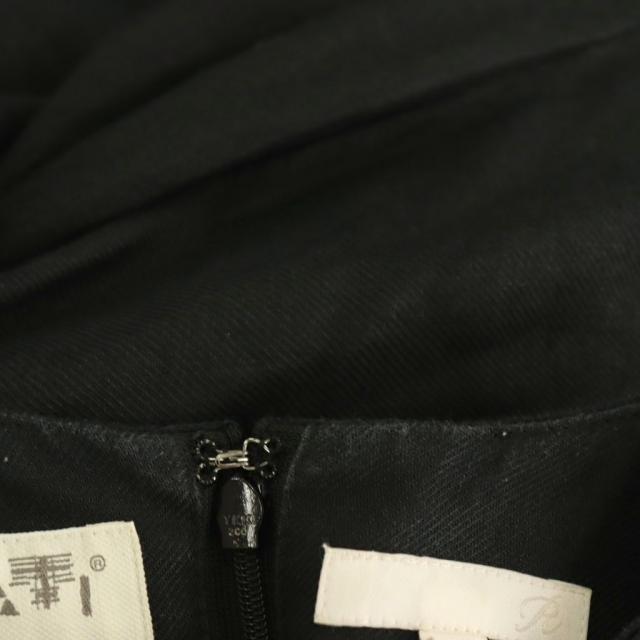 【中古】アール A.A.R リネン半袖ワンピース ロング 38 チャコールグレー /DO ■OS レディース_7