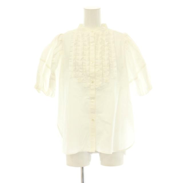 【中古】マリリンムーン Marilyn Moon 26SS modern tuck frill volume sleeve blouse ブラウス シャツ フリル