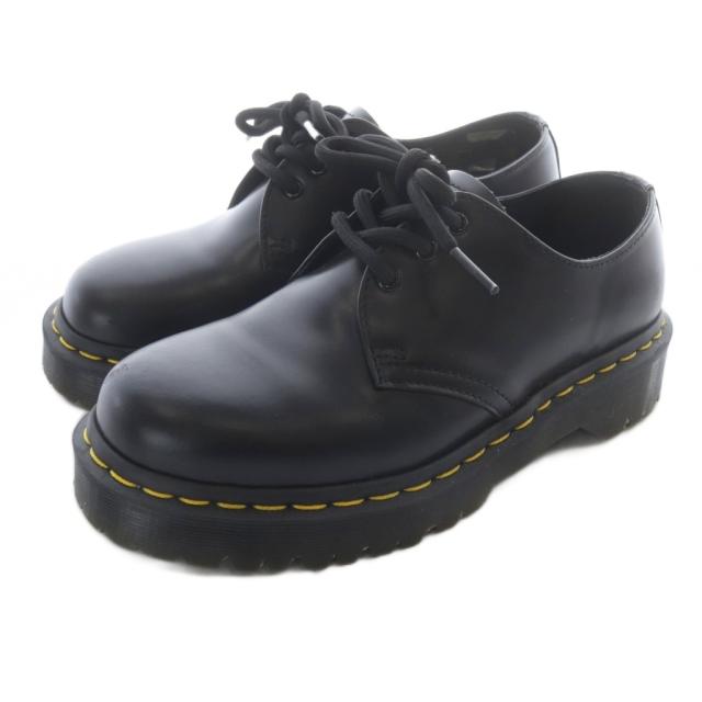 【中古】ドクターマーチン DR.MARTENS 3ホールシューズ レザー UK4 黒 ブラック /SR レディース