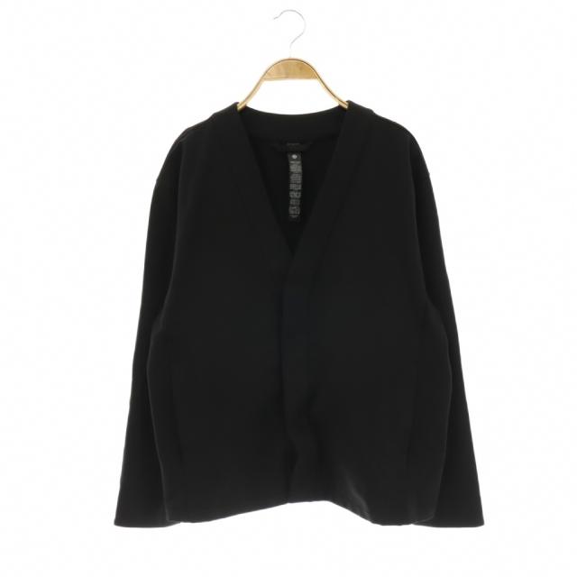 【中古】ルルレモン Warpstreme Relaxed-Fit Cardigan カーディガン 長袖 Vネック S ブラック LM3GJZS /DO ■OS