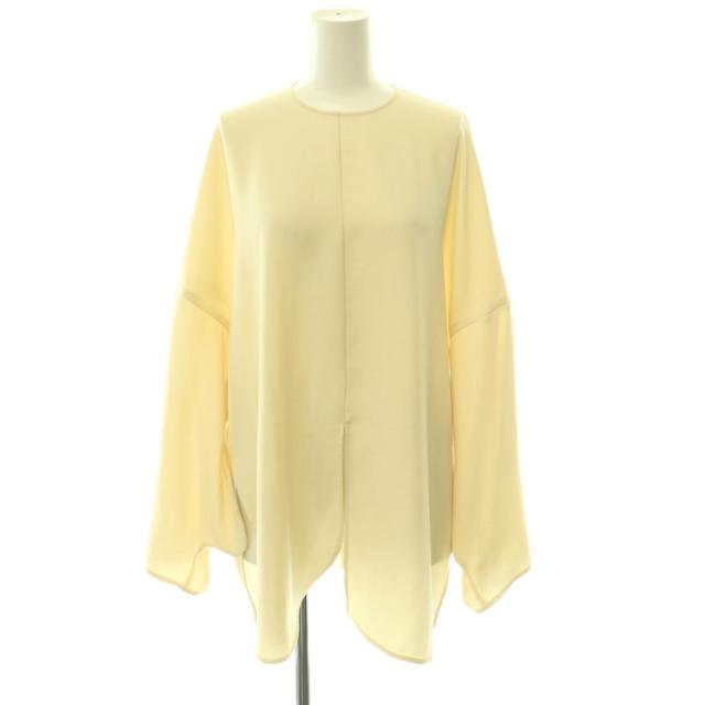 【中古】エンフォルド ENFOLD 24SS CENTER-SLIT PULLOVER プルオーバー ブラウス 38 アイボリー /CX ■OS レディース