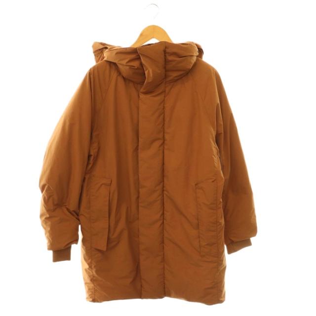 【中古】ハクウ HAKUU Plage別注 SP LIGHT/W ダウンコート アウター M 茶 /NR ■OS レディース