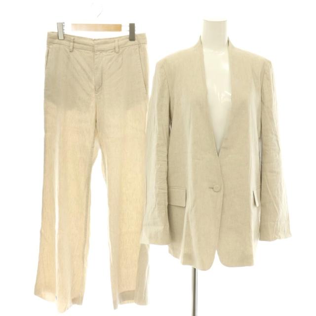 【中古】Lisiere L'Appartement リジェール アパルトモン Stretch Linen N/C Jacket Stretch Linen Pants