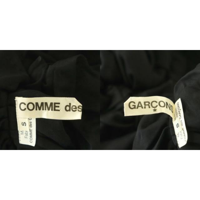 【中古】コムデギャルソン COMME des GARCONS AD2005 ギャザー シースルーワンピース 半袖 ロング S 黒_6