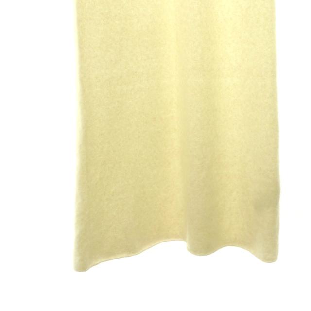【中古】プラージュ Plage 25AW Uneck flare knit アルパカ混衣装 編み物 ロング 長袖 38 象牙色 /HK